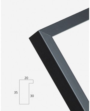 Cornice Nera - Serie Cassetta